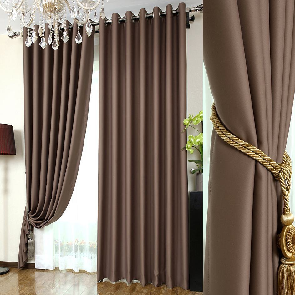 Coffee-Color-Blackout-Living-Room-Chic-Style-Curtains-Two-Panels-TD0002