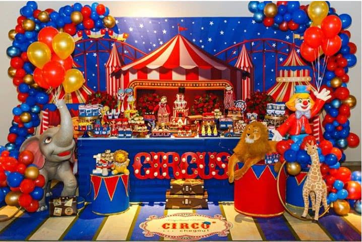 Decoração de Festa Infantil do Circo 