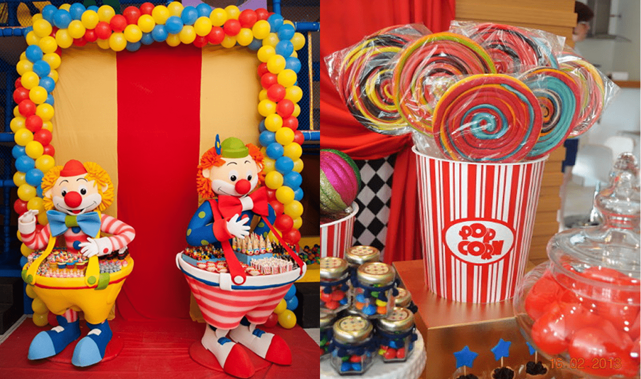 Decoração de Festa Infantil do Circo