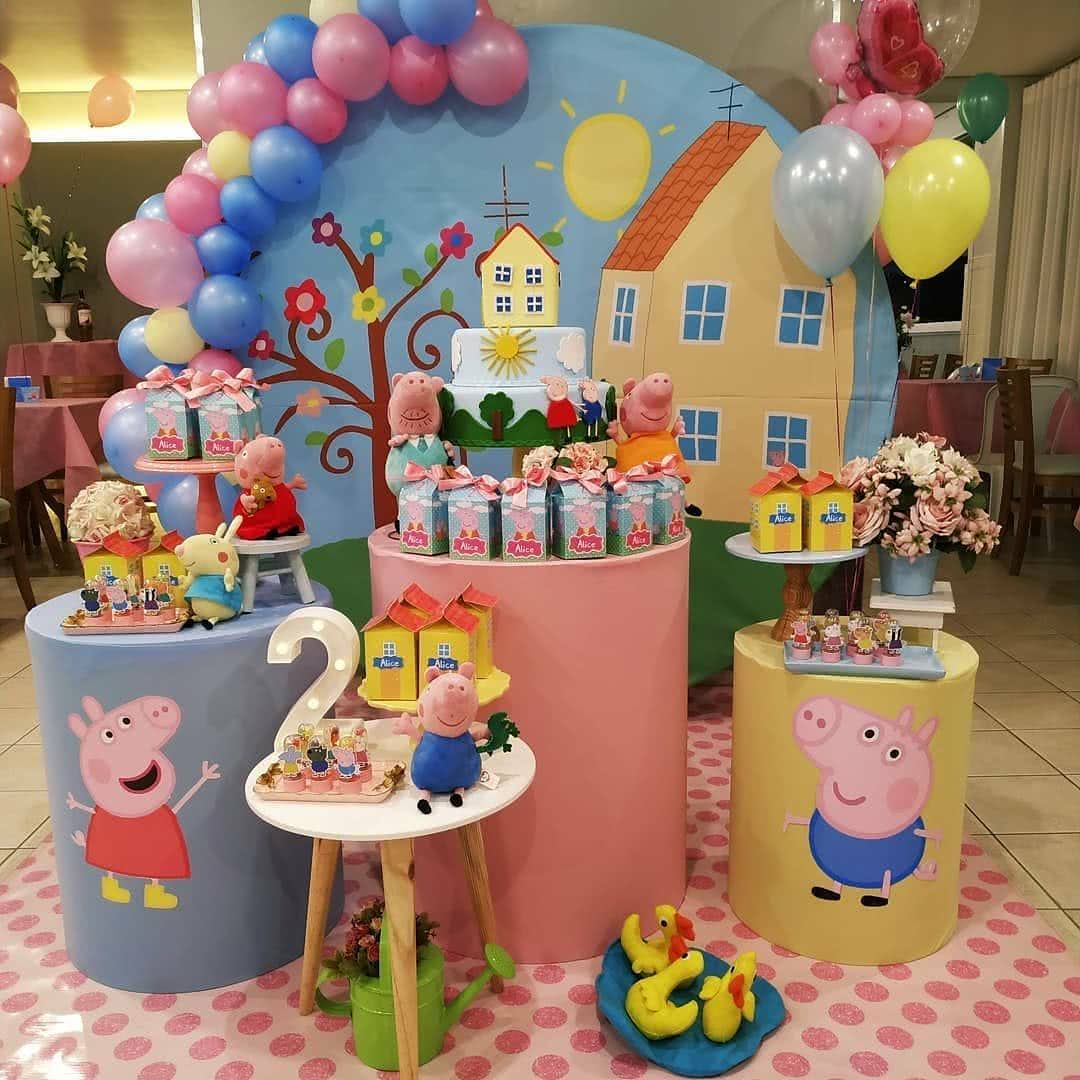 Decoração de Festa Infantil da Peppa Pig