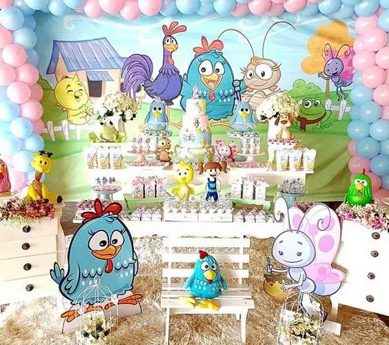 Decoração de Festa Infantil da Galinha Pintadinha