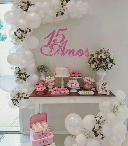 Decoração de Festa de 15 anos Simples → 100 Ideias e Inspirações