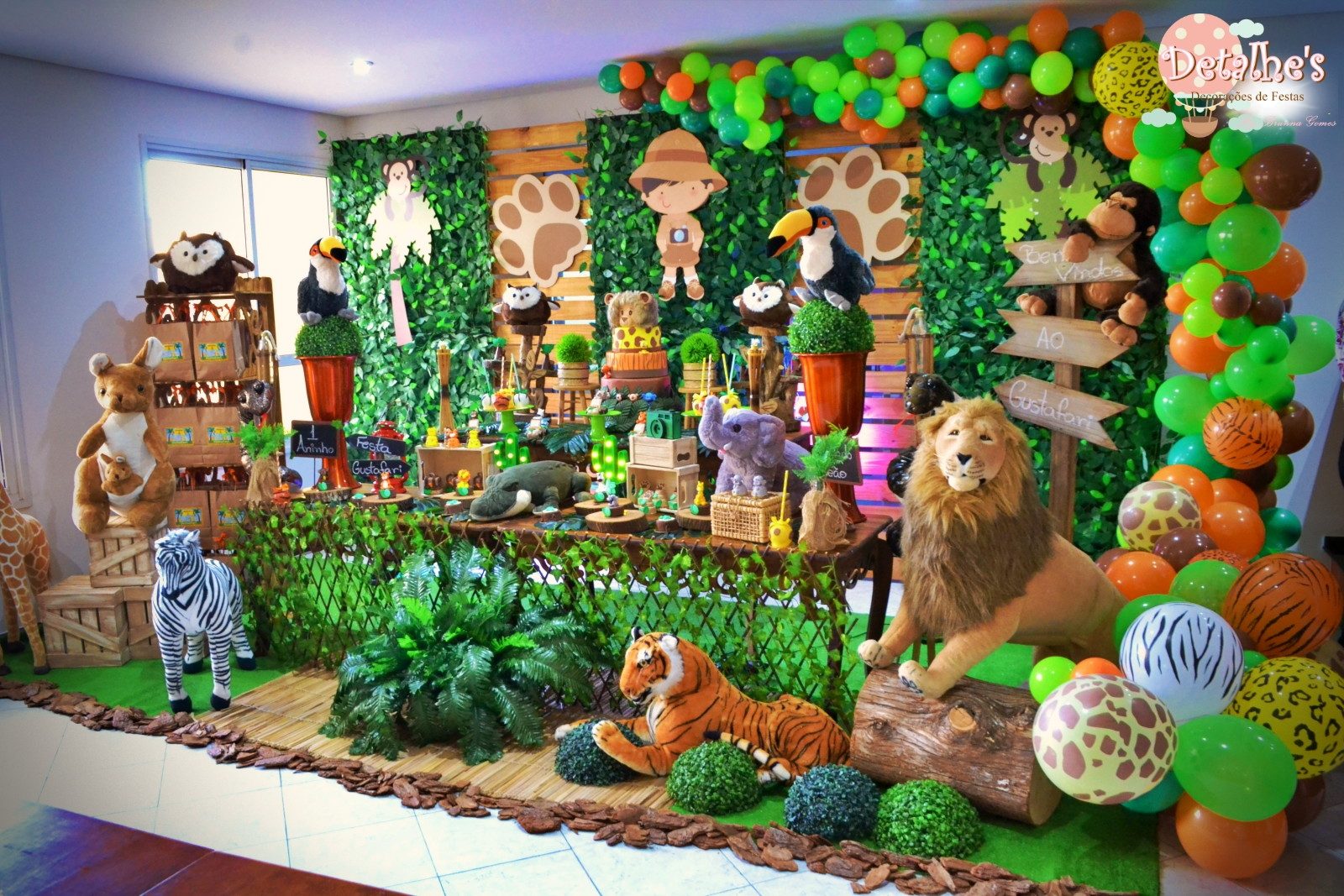 Decoração de Festa Infantil Safari 