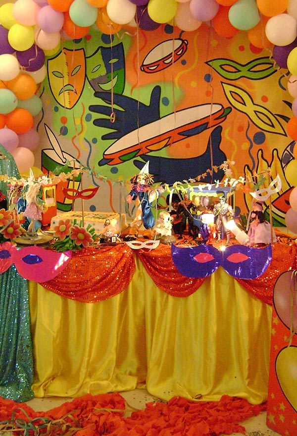 Decoração de Festa Carnavalesca
